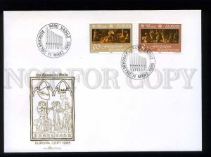 210368 Liechtenstein Europa CEPT paintings FDC