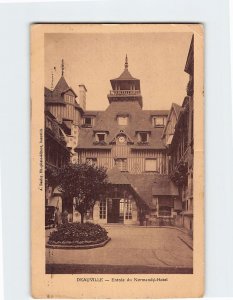 Postcard Entrée du Normandy-Hotel, Deauville, France
