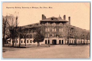 1910 Engineering Building University Michigan Street Ann Arbor Michigan Postcard 