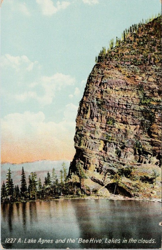 Lake Agnes and Bee Hive Alberta AB Postcard E99