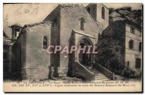 Old Postcard Provence Les Baux Saint Vincent Church