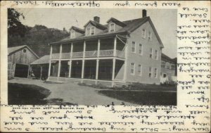 West Cummington MA Deer Hull House c1905 Postcard