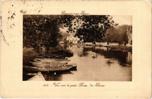 CPA Samois Vue sur le Petit Bras de Seine FRANCE (1300911)