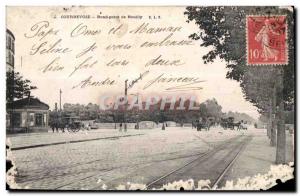 Courbevoie - Round Piont Neuilly - Old Postcard