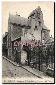 Bayeux Postcard Old House 16th Street Franche