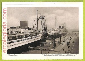 af7222 - VINTAGE POSTCARD Postcards - SHIP Bremen Navi-