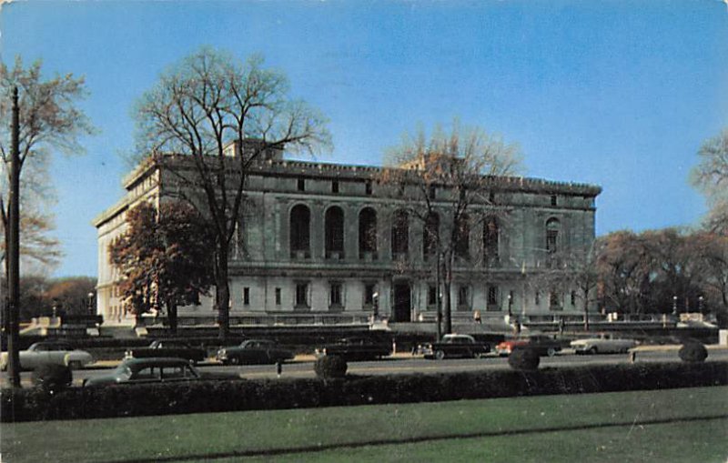 The Detroit Public Library Art Institute On Woodward Avenue - Detroit, Michig...