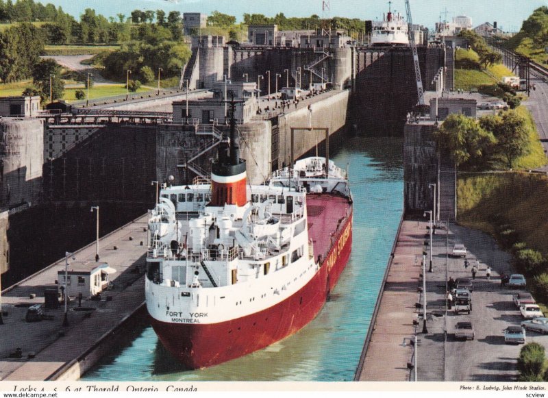 THOROLD, Ontario,1950-60s; Locks 4,5 and 6