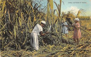 Cane Cutters at Work Jamaica Unused 