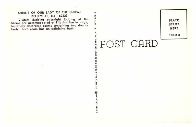 Postcard BUILDING SCENE Belleville Illinois IL AU6759