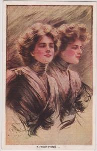 LP18   Artist signed Boileau,  postcard,