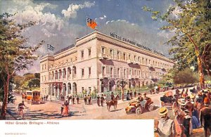 ac8611 - GREECE - VINTAGE POSTCARD - Athenes, Hotel Grande Bretagne