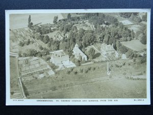 Kent / East Sussex GROOMBRIDGE St. Thomas Church & School - Old RP Postcard