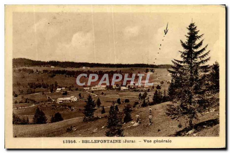 Old Postcard Bellefontaine General view