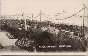 Motor Carnival Worthing England Unused Mezzotint Postcard F83