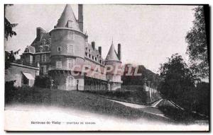 Old Postcard Surroundings of Vichy Chateau de Randan