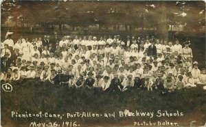 Baker Picnic Brakeway School 1916 Postcard Port Allen 6539