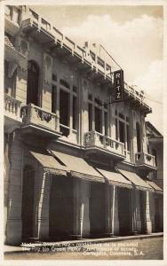 CARTAGENA, COLOMBIA THE RITZ ICE CREAM PARLOR RPPC REAL PHOTO POSTCARD