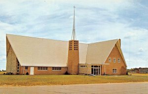 CUMBERLAND WISCONSIN~FIRST LUTHERAN CHURCH-ELM & 8th. AVENUE-A L C ~ POSTCARD