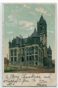 Court House Tacoma Washington 1905 postcard