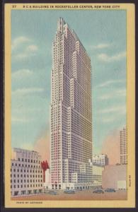 RCA Building,Rockefeller Center,New York,NY Postcard