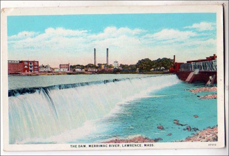 The Dam, Merrimac River, Lawrence MA