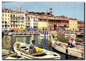 Modern Postcard Cannes Le Quai Saint Pierre La Tour And I'Horloge