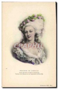 Old Postcard Princess Lamballe