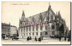 Old Postcard Rouen Courthouse