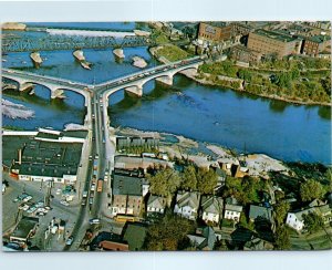 Postcard - Y-Bridge - Zanesville, Ohio