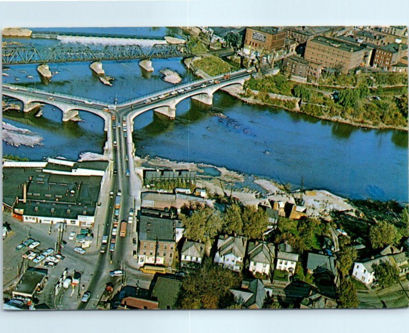 Postcard - Y-Bridge - Zanesville, Ohio