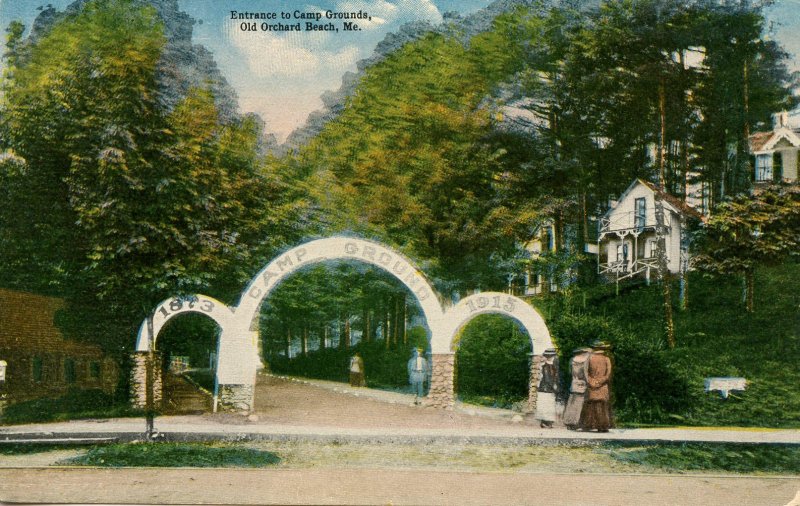 ME - Old Orchard Beach. Campground Entrance