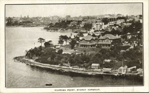 australia, NSW, SYDNEY, Harbour, Kurraba Point (1910s) Postcard