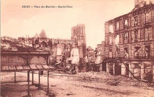 Place des Marches, Market Place Reims France Unused 