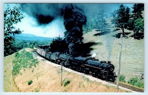 RUTLAND RAILROAD (Vermont) Steam Engine #35 Postcard  Audio Visual Postcard