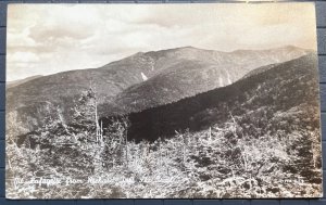 Vintage Postcard 1938 Mt. Lafayette Richard Taft Ski Trail NH *REAL PHOTO*