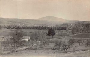 RPPC WHITE RIVER JUNCTION VERMONT // FARM IN MAINE REAL PHOTO POSTCARD (c. 1910)
