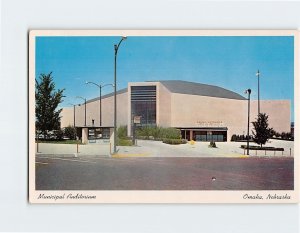 Postcard Municipal Auditorium, Omaha, Nebraska