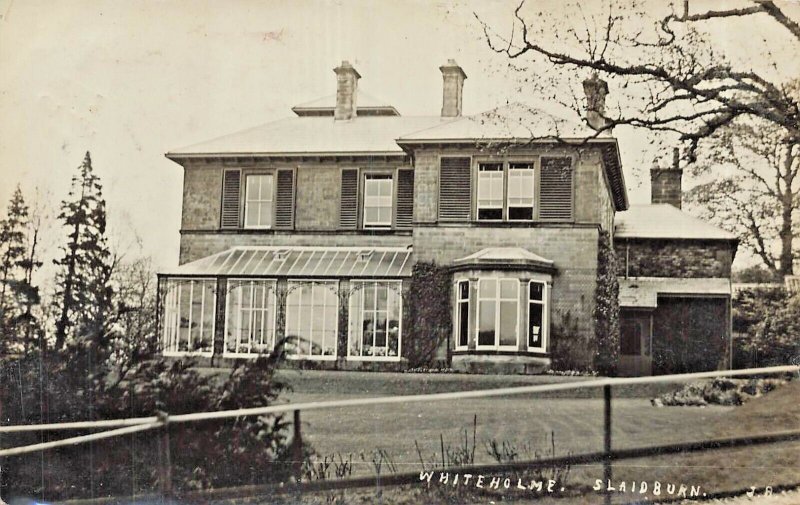 SLAINBURN LANCASHIRE ENGLAND~WHITEHOLME~1907 REAL PHOTO POSTCARD