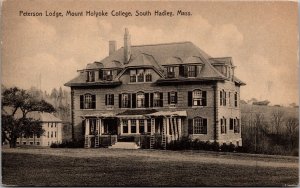 Postcard Peterson Lodge, Mount Holyoke College South Hadley Massachusetts~137713 