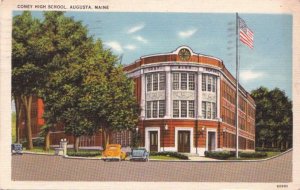 Postcard Coney High School Augusta Maine