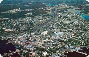 Vintage Postcard; Air View of Kenora, Ontario Canada, Unposted Nice