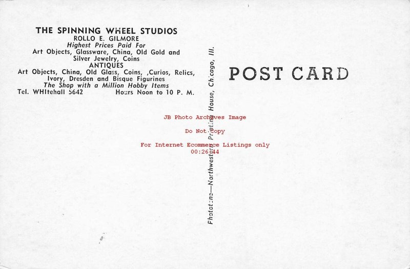 IL, Chicago, Illinois, Spinning Wheel Studios Store, Interior, NW Print Pub