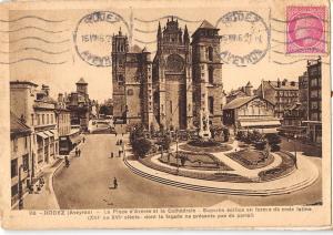 BR48164 Rodez la place d armes et la cathedral     France