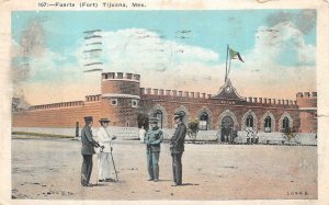 FUERTE FORT TIJUANA MEXICO POSTCARD 1925