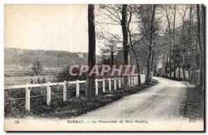 Old Postcard Bernay Walk Wood Bouffey