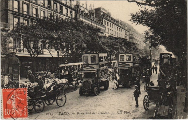 CPA PARIS - Boulevard des Italiens (51215)