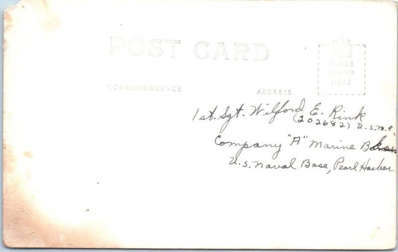 RPPC  OLYMPIC HOT SPRINGS, WA Washington View Facilityc40s Ellis  1622  Postcard