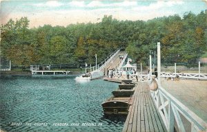 Reading Pennsylvania Shoot the Chutes Pendora Park Postcard 1908 24-7462