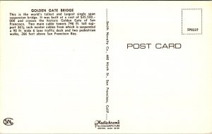 California, San Francisco - Golden Gate Bridge - [CA-534]